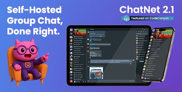 ChatNet v2.1 nulled - PHP-чат и скрипт приватного чата